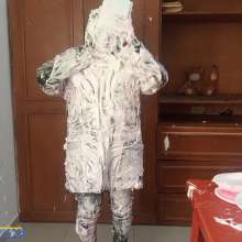 Hikari-Studio-Wam: Destroying My Leather Suit with Pie and Rainbow Frosting
