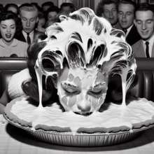 splathair2020: 50s ladies with desserts