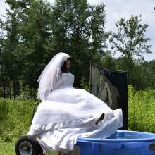 JD and Messy Andi: A Beautiful Bride Gets Dunked!