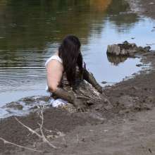 JD and Messy Andi: A Beautiful Bride in the Mud!