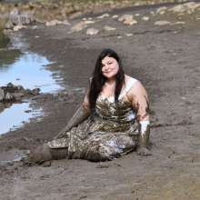 JD and Messy Andi: A Beautiful Bride in the Mud!
