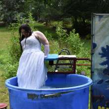 JD and Messy Andi: A Beautiful Bride Gets Dunked!