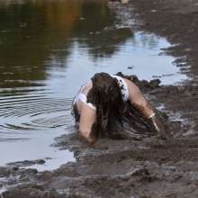JD and Messy Andi: A Beautiful Bride in the Mud!
