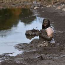 JD and Messy Andi: A Beautiful Bride in the Mud!