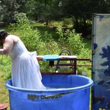 JD and Messy Andi: A Beautiful Bride Gets Dunked!