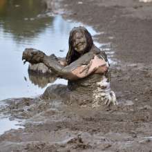 JD and Messy Andi: A Beautiful Bride in the Mud!