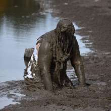 JD and Messy Andi: A Beautiful Bride in the Mud!
