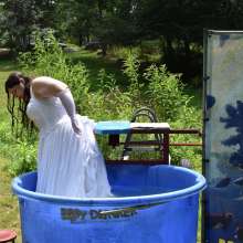 JD and Messy Andi: A Beautiful Bride Gets Dunked!