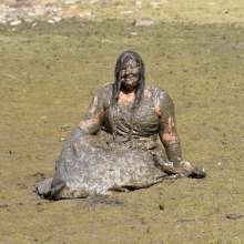 JD and Messy Andi: A Beautiful Bride in the Mud!