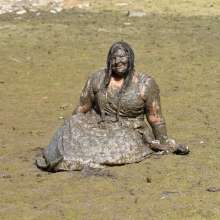 JD and Messy Andi: A Beautiful Bride in the Mud!