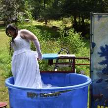 JD and Messy Andi: A Beautiful Bride Gets Dunked!