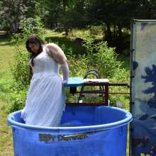 JD and Messy Andi: A Beautiful Bride Gets Dunked!