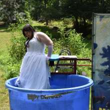 JD and Messy Andi: A Beautiful Bride Gets Dunked!