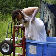 JD and Messy Andi: A Beautiful Bride Gets Dunked!