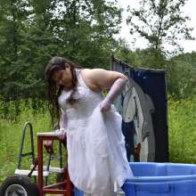 JD and Messy Andi: A Beautiful Bride Gets Dunked!