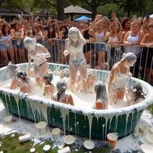 Bobographer: Tub in the Park series--Whipped Cream event