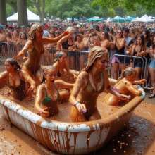 Bobographer: 'Tub in the Park' event--you voted for Chocolate Sauce