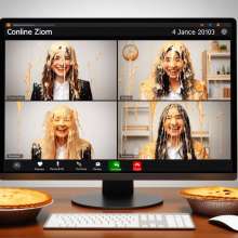 Yt737: Zoom meeting pies