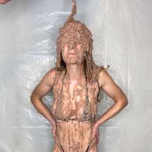 Slimed Models: Eliza Gets Slimed With Dog Food