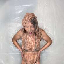 Slimed Models: Eliza Gets Slimed With Dog Food