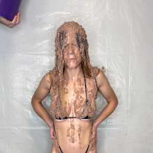 Slimed Models: Eliza Gets Slimed With Dog Food