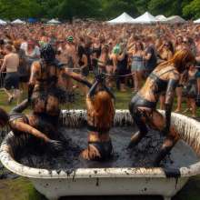 Bobographer: Tub in the Park series--Black Sludge