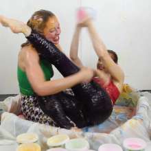 Jeremy Custard: Gunge Wrestling with Ari and Alora