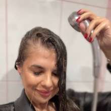 007buddy: Wetlook beauty in leather