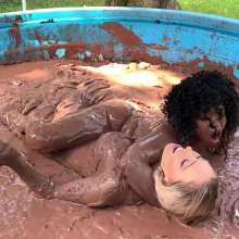 Messygirl: Jani Vs Zoey Mud Wrestling