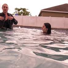 WetlookFashion: Lexie and Mandi Are Playing and Diving after Their Shoot