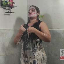 Ready2Wam Studio: Maya Gets Soaked Wet After Trick Or Mess