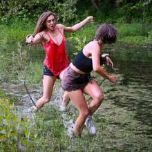 dlodoski: Summer and Sadie, Pursued Through the Swamp--Photos