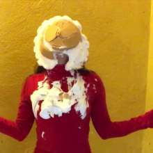 RevSlymsford: Naughty Uny Student Thiswas Girl Gets Pied In White Jeans