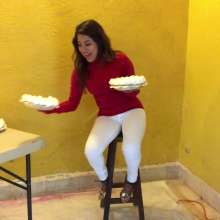 RevSlymsford: Naughty Uny Student Thiswas Girl Gets Pied In White Jeans