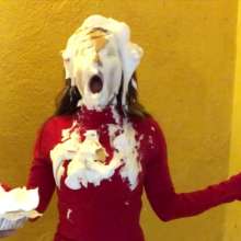 RevSlymsford: Naughty Uny Student Thiswas Girl Gets Pied In White Jeans