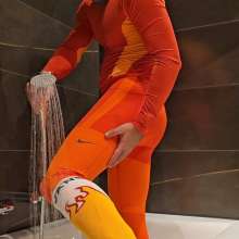SportyRick: Nike Pro Combat Orange Set Wetlook Full Video