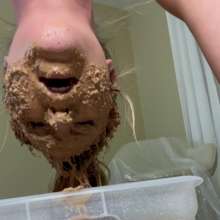Slimed Models: Scarlett Interviewed and Dunked in Wet Dog Food
