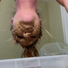 Slimed Models: Scarlett Interviewed and Dunked in Wet Dog Food