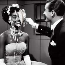 Sleazoid44: Mixed Results: 1950s TV Hostess Pied