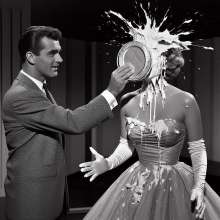 Sleazoid44: Mixed Results: 1950s TV Hostess Pied