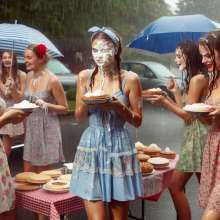 Sleazoid44: Bake Sale Pie Fight