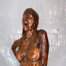 Slimed Models: Topless Ashley Cakes Herself, Chocolate Slimed, and Pied