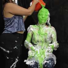Ready2Wam Studio: Toss The Coin Messy Game with Maya and Monica