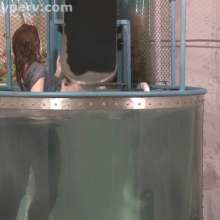 doctor_splash: New Dunk Tank Download Featuring Jen in Jeans and a T-shirt