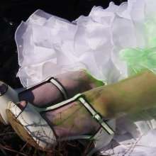 wamfashion-com: Wamfashion: Poison Giny in 15 Shades of Slime for Wedding