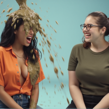 wammypinupart: green slimed (Flux)