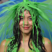 MrBloom: Green Slime Action shots