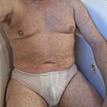 Chuck M: getting in the bath tub