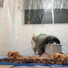 VioletVixen: 100 Eclairs Crazy Pantyhose Filling+orgasms+yogurt Angle 1