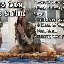VioletVixen: 100 Eclairs Crazy Pantyhose Filling+orgasms+yogurt Angle 1